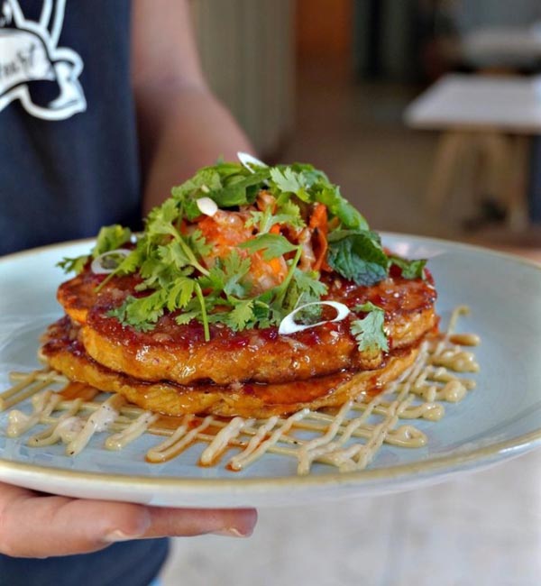 Little Fern - Kimchi pancakes